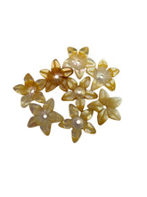 Yellow flower Mother Of Pearl, SKU#M4628