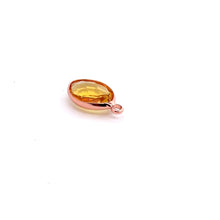 Yellow Tiny Diamond shape crystal charm, SKU#M2156yellow