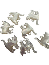 White cat Mother Of Pearl, SKU#M159