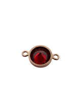 6mm,Gold Filled, 3A, Cubic Zicronia Bezel Connector 
SKU#4005781M7