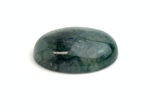 Moss Agate Oval Cabochon Sku#M1999