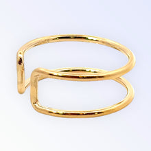 14KGF (Size6) Double ring, SKU#405162R6