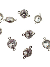 6mm 3A Cubic Zicronia Bezel Connector 
SKU#5005781M4
