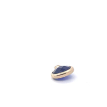Dark blue shape crystal charm, SKU#M2161Dblue