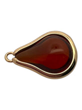 Champaign round tear drop shape charm, SKU#M2164champaign