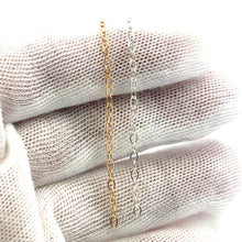2.3mm Flat Open Cable, 14k Gold Filled, Sterling Silver, Sku#S1712F