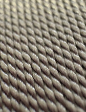 Beaded cord, Natural Silk, 0,65mm, Grey, SKU#011905