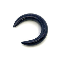 Blue moon shape goldstone, SKU#M2937