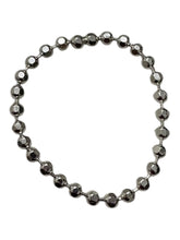Sterling silver size 6.25-6.75 beaded chain ring, SKU#505BDR65