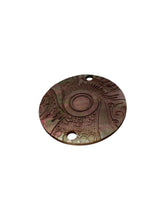 Round flower mother of pearl, carved, SKU#M3001