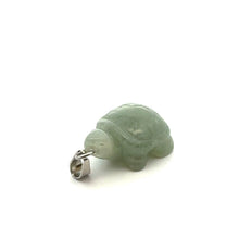 Turtle shaped aventurine pendant SKU#M2184