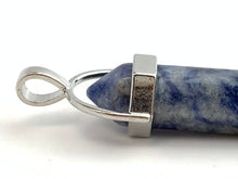 Blue Dot Jasper Silver Plated Pendant Sku#M1433