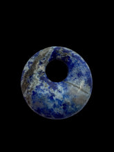 Marble blue gemstone beads, SKU#M2979