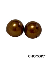 Chocolate Pearl pairs, 8mm - 9mm.SKU#Chocop1-Chocop10