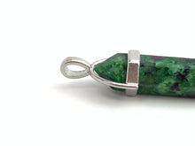 Silver Plated Ruby Fuchsite Pendant Sku#M1420