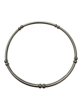 Sterling silver 6.75” stretchy tube bead bracelet, SKU#5014835675L