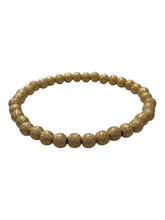 14KGF 7.0” stardust beaded stretchy bracelet, SKU#4014750SE65L
