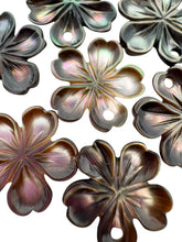 Carved MOP, tear drop shape mother of pearl. SKU#M4679