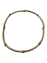 14KGF 6.75” stretchy tube beaded bracelet, SKU#4014838675L