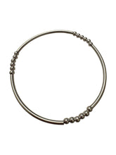 Sterling Silver stretchy tube bead bracelet, SKU#5014833675L