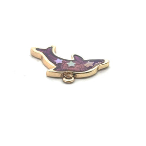 Dolphin Charm, Gold Plated, M3205