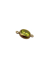 3mm, Gold filled , 3A, Cubic Zicronia Bezel Connector 
SKU#4030CM8