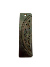 Rectangle carved mother of pearl, SKU#M3542