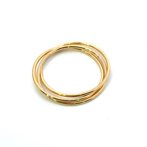 14KGF Size 6 Rolling ring (1.0mm)