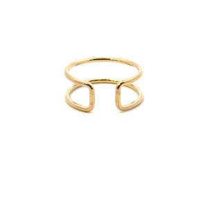 14KGF (Size8)Double Ring, SKU#405162R8