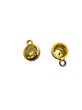 4mm, Gold filled , 3A, Cubic Zicronia Bezel 
SKU#4000056SDM8