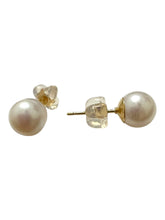 Japanese akoya pearl studs, 14KGF, SKU#Jakoya8