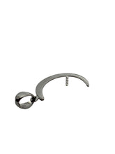 14K solid white gold Moon pendant, SKU#TP-77