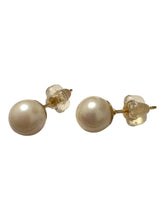 Japanese akoya pearl studs, 14KGF, SKU#Jakoya4