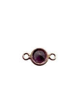 3mm, sterling silver , 3A, Cubic Zicronia Bezel Connector 
SKU#5030CM6