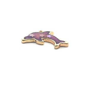 Dolphin Charm, Gold Plated, M3205