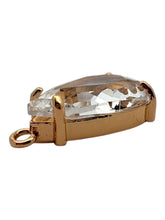 Clear tear drop crystal charm, SKU#M2152clear