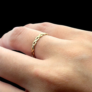 14KGF (Size5) Woven ring, SKU#405R5LR