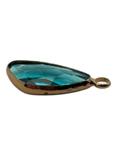 Light blue crystal charm, SKU#M3104Lblue