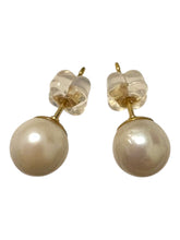 Japanese akoya pearl studs, 14KGF, SKU#Jakoya4