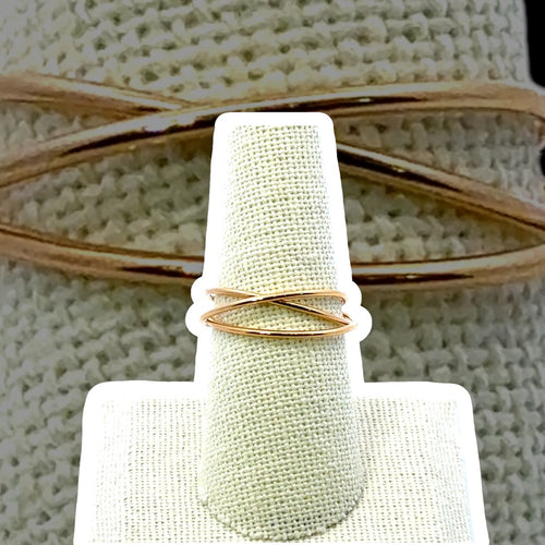 14KGF Size 5 Rolling ring (1.0mm) SKU#40550R5