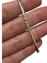 Sterling silver 6.75” stretchy tube bead bracelet, SKU#5014835675L