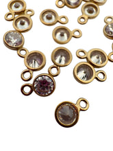 4mm, Gold filled , 3A, Cubic Zicronia Bezel 
SKU#5030DM4