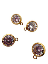 6mm, Gold filled , 3A, Cubic Zicronia Bezel 
SKU#4000059SD4
