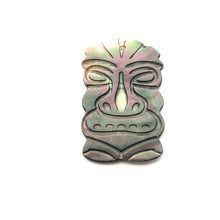 Mother of Pearl Tiki Head Charm Sku#M3493