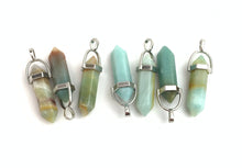 Amazonite Silver Plated Pendant Sku#M1434