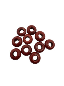 Natural Agate Jade Donut Beads, Sku#BG77