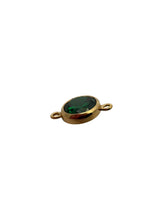 4mm,Gold Filled, 3A, Cubic Zicronia Bezel Connector 
SKU#4005780M5