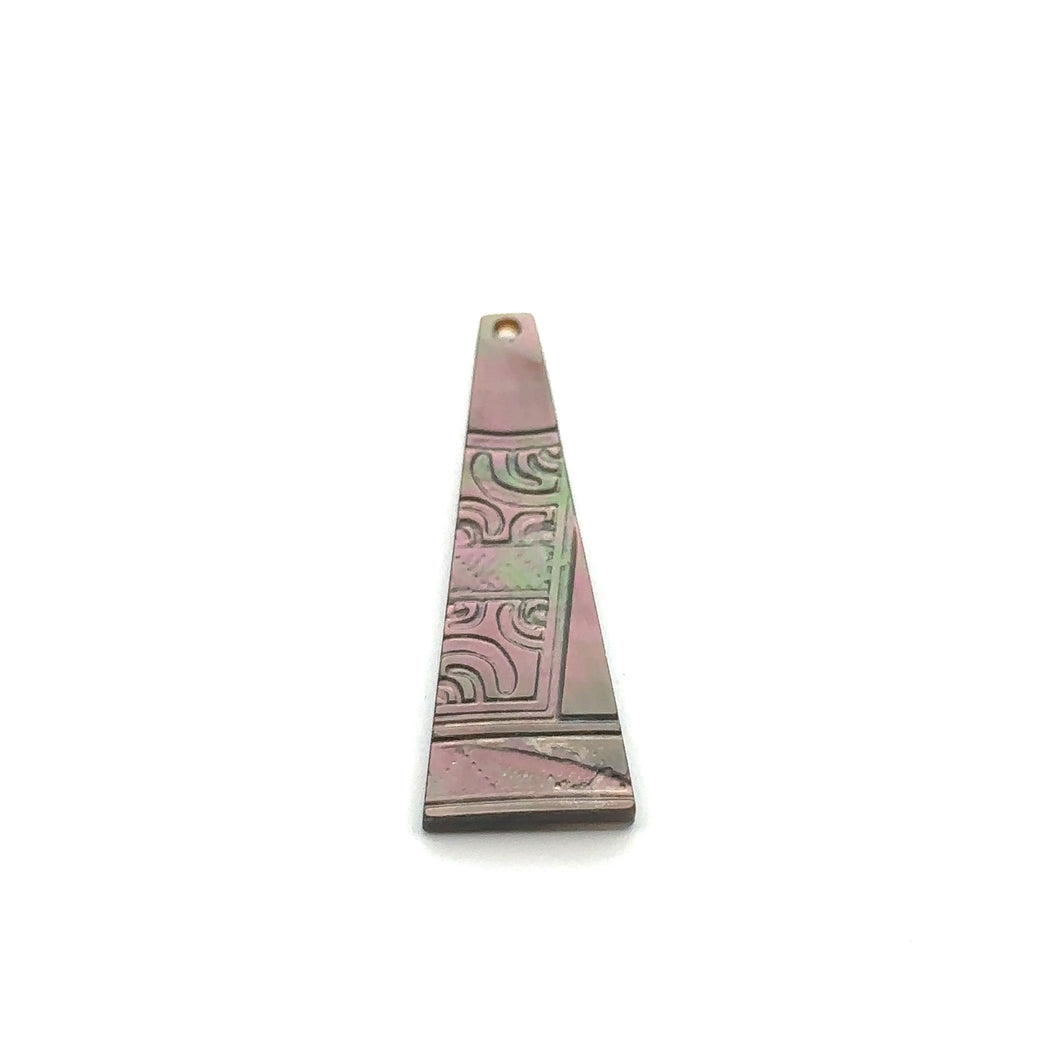 Carved Mother Of Pearl Shell, Sku#M2226