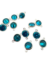 3mm, sterling silver , 3A, Cubic Zicronia Bezel Connector 
SKU#5030CM9