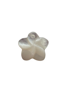 10mm white Mother Of Pearl Flower, SKU#M3j92